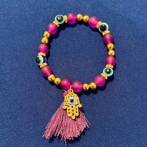 Purple Eye Bracelet